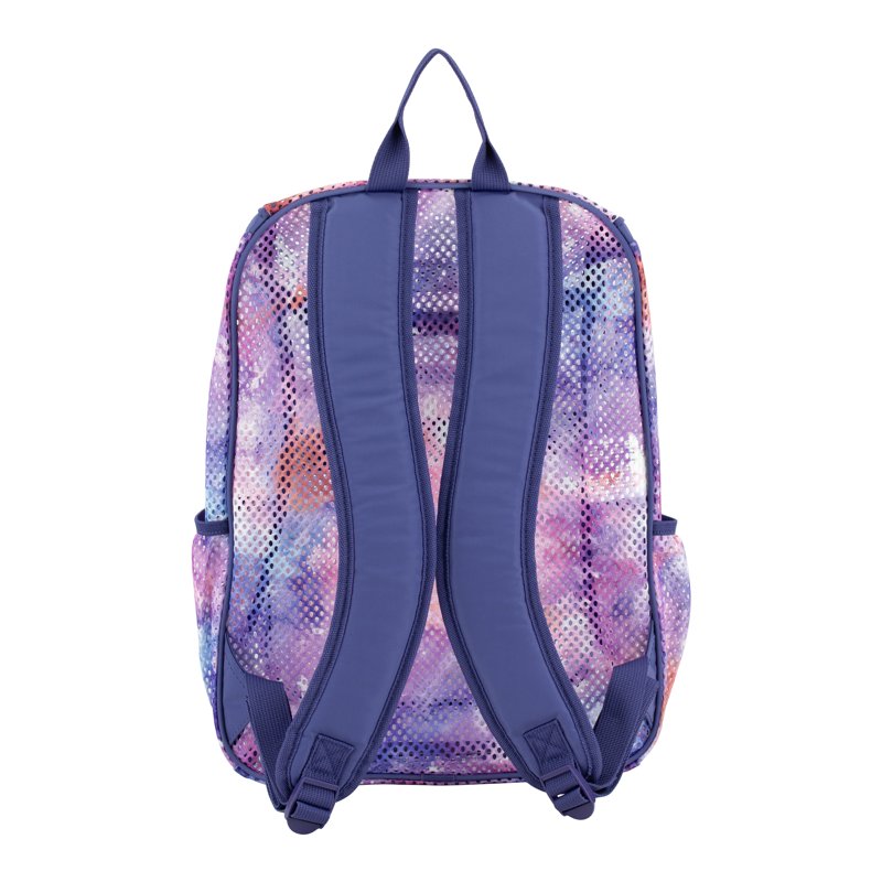 Mesh Backpack with Spacious Main Compartment & Hydration Pockets - Unisex Travel & School Bag