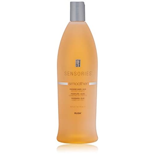 RUSK Sensories Smoother Passionflower and Aloe Smoothing Shampoo, Anti-Frizz Formula With Aloe Helps Smooth and Emollients Restore Moisture Balance, 35 fl. oz