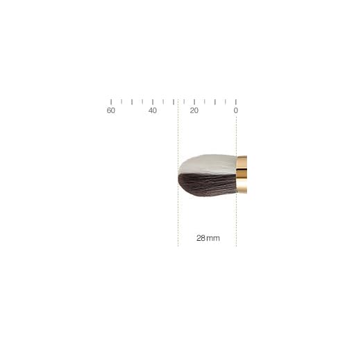 BISYODO Long Series Liquid Foundation Brush - Round Flat Type