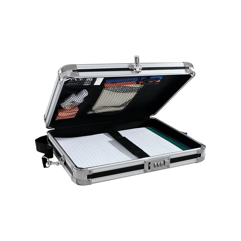 Vaultz Locking Storage Clipboard Black - Secure Document Organizer