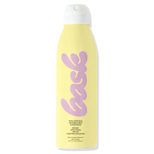 Bask Suncare SPF 50 Sunscreen Spray - Non-Aerosol, Broad Spectrum UVA/UVB Protection, Dermatologist Recommended, Moisturizing, Lightweight & Non-Greasy, 5.5 oz