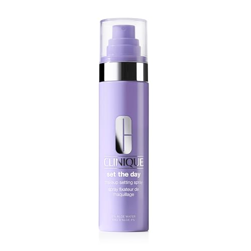 Clinique Set The Day Makeup Setting Spray With Aloe Water + Antioxidants | Sets Makeup All Day | Soothing + Hydrating | Alcohol-Free + Safe For Sensitive Skin