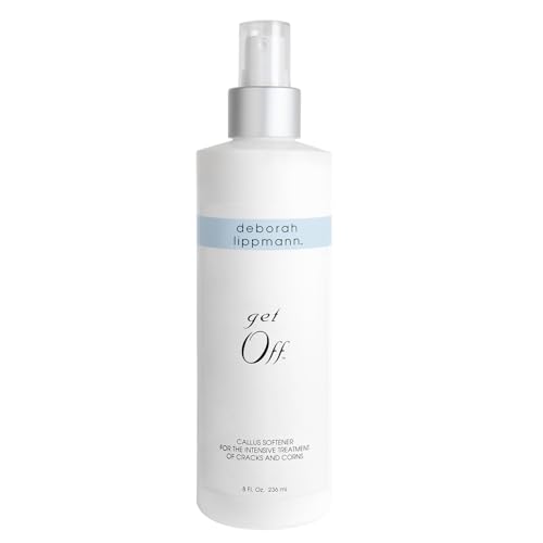 Deborah Lippmann Pro Size Foot Exfoliator Spray | Callus Softener for Dry Cracked Feet & Heels, Moisturizing Protective Barrier for Smooth Skin | 8 Fl. Oz.