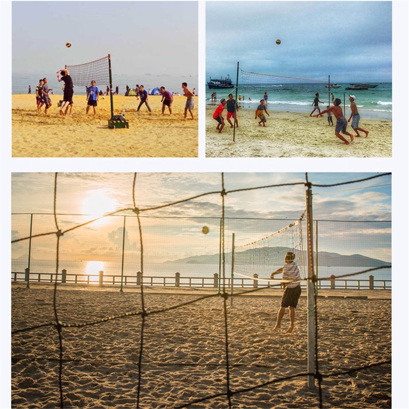 Portable Outdoor Volleyball Net 31.2ft Adjustable for Backyard Beach Pool Indoor & Outdoor Play
