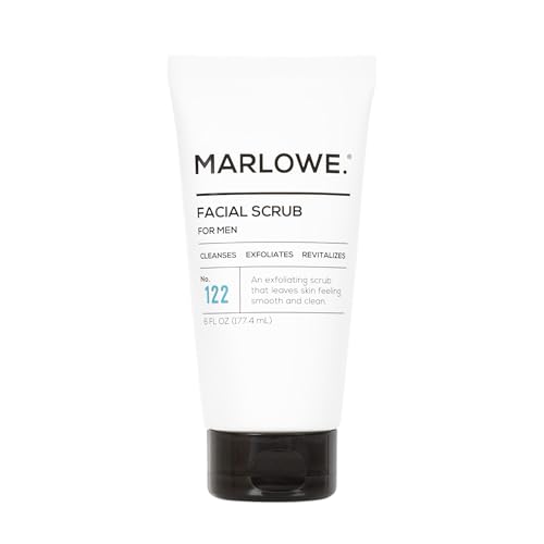 MARLOWE. Men's Facial Scrub & Body Wash Bundle ? Exfoliating Cleanser with Pine & Agarwood + Energizing Wash with Natural Extracts