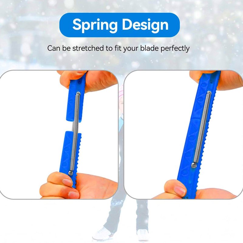 Adjustable Ice Skate Blade Guards Protector for Hockey & Figure Skates