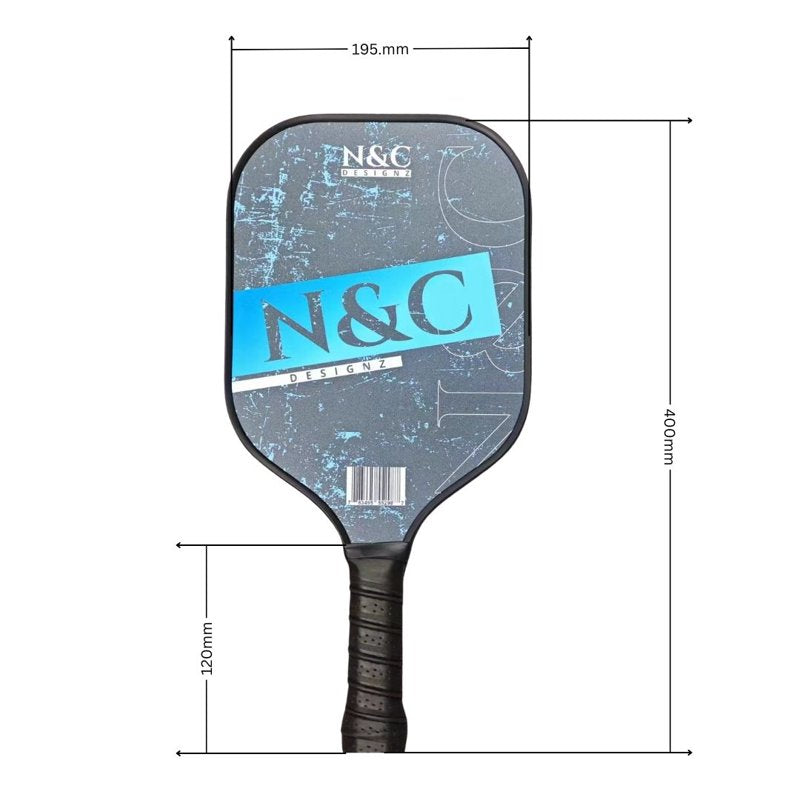 Lightweight Carbon Fiber Pickleball Paddles Set – 2 Paddles, 4 Balls & Bag