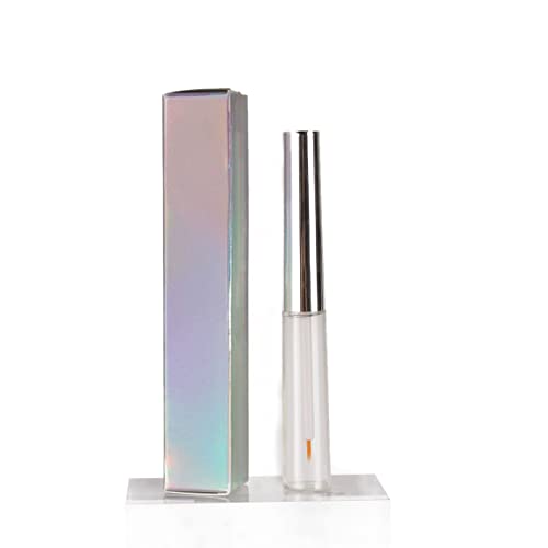 COSIDEA 50 PCS Empty Holographic siver Lip Gloss Boxes W21 xW21 xH121mm / 0.83 * 0.83 * 4.76 inch, Cosmetic Perfume Mascara Box Packaging, small Kraft Paper Box Luxury Holder Wrapping