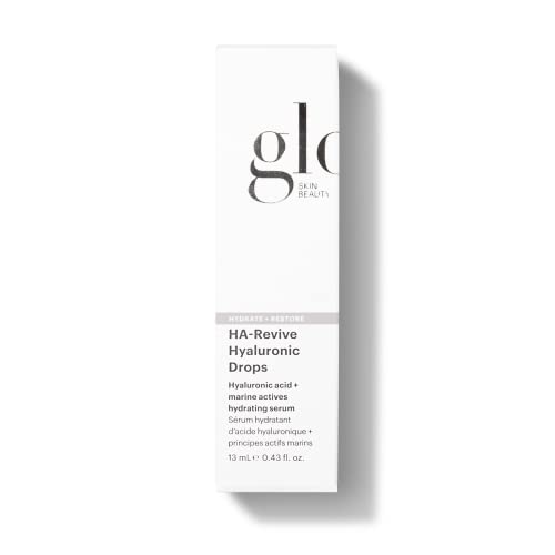 Glo Skin Beauty HA-Revive Hyaluronic Drops, Travel Size - Hydrating Serum, Boosts Moisture Levels for Refreshed, Radiant Skin (0.43 Fl Oz)