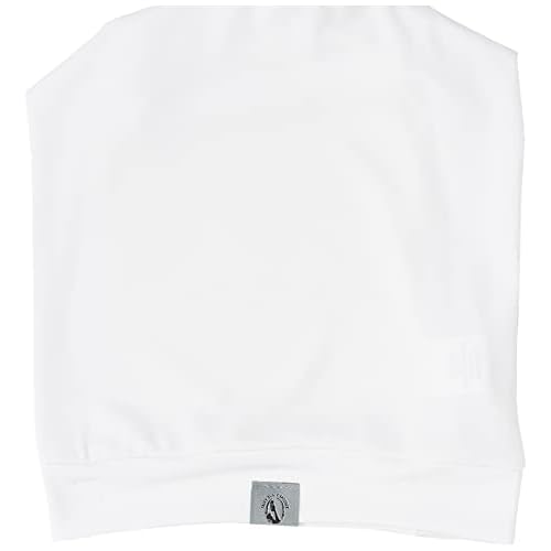 Fairy Black Mother Dreadlocks Loc Cap ? Satin Bonnet Alternative for Locs, Men & Women Hair Cap for Sleeping & Everyday Wear, Breathable Stretch Fit (White, Medium)