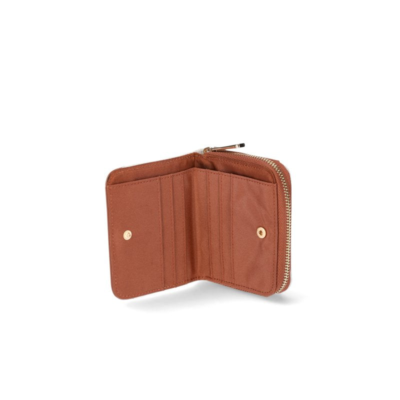 Women's Small Zip Around Wallet with ID Window and Card Slots