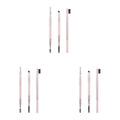 Real Techniques Brow Styling Set, For Lifting Brows, Fill & Style, Dual-ended Makeup Brushes, Full Kit for Eyebrows, Get Full, Laminated, or Natural Brows, Multiuse Tools, 3 Piece Set (Pack of 3)