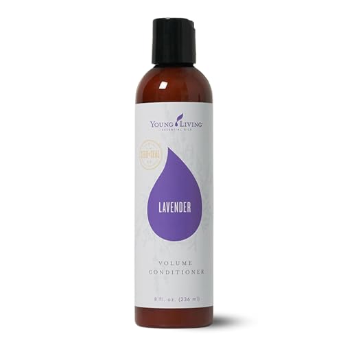 Young Living Lavender Volume Conditioner, 8 fl. oz. | Daily Hair Care | Beauty & Personal Care | Lightweight Moisturizing for Hair & Scalp | Adds Shine | Smooth & Vegan | Infused w/Water & Glycerin