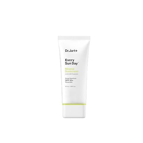 Dr.Jart+ Every Sun Day Mineral Korean Sunscreen SPF 50+ for Face with Zinc Oxide | Korean Skin Care | Travel Size, 1.69 Fl Oz