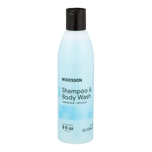 McKesson Body Wash and Shampoo with Aloe, Summer Rain Scent, 8 oz, 1 Count