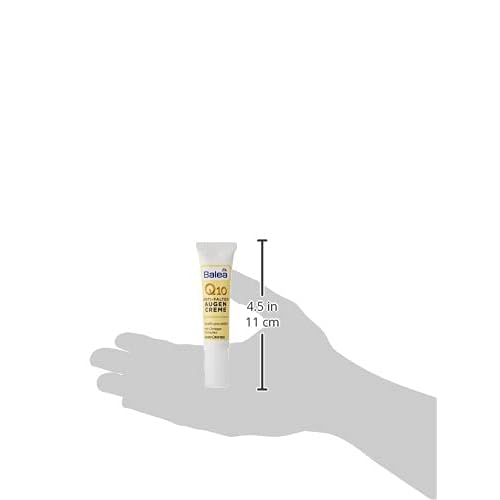 Anti-Wrinkle Eye Cream Q10 with Omega Complex - Perfume-free, PEG-free, Vegan, Not Tested on Animals - 15 ml by Balea