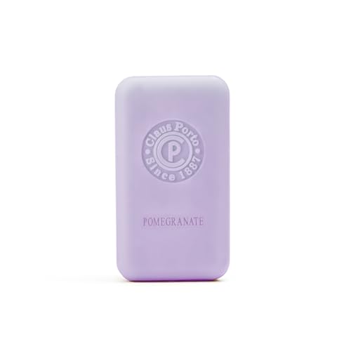 Claus Porto - Mirror Pomegranate Body Soap for Men + Women | Cleansing, Nourishing, Softening | Handcrafted, Aromatic, Floral (150g | 5.3 oz)