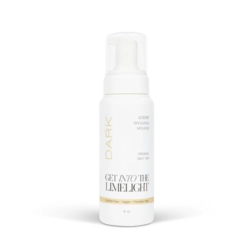 Get Into The Limelight Original, Dark Self Tanner, Sunless Tanning Mousse Develops in 8+ Hours, 8 oz.