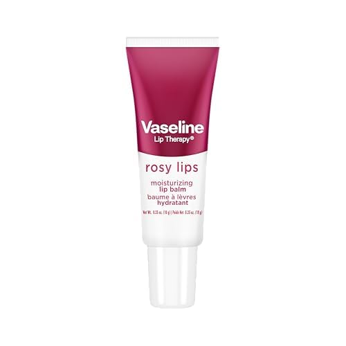 Vaseline Lip Therapy Rosy Lips Moisturizing Lip Balm -Twin Pack,(Pack of 4)