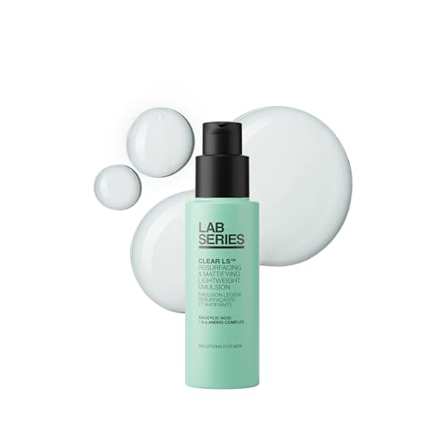 Lab Series Men's Clear LS Mattifying Lightweight Moisturizer with Salicylic Acid - Face Emulsion Suitable for Acne Prone Skin - Skin Care for Men - Dermatologist tested, 1.7 Fl Oz