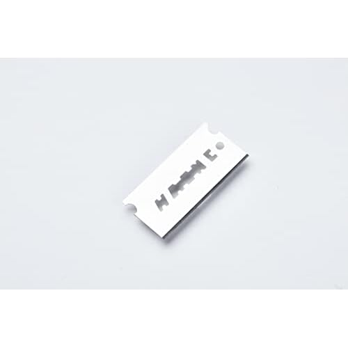 60 Feather FHS-10 Japanese Steel Razor Blades - Refill for OneBlade Core, Hybrid, & Genesis Razors - Single Blade Razor