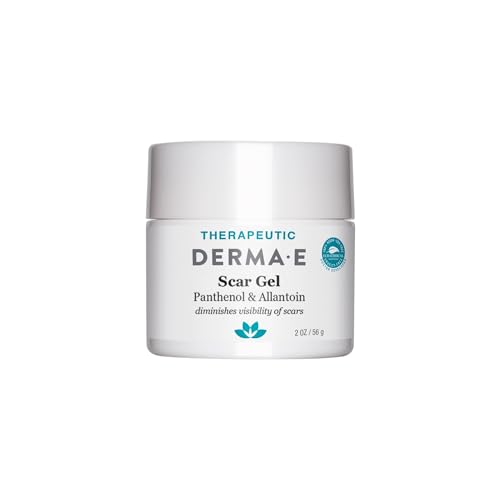 Derma E Scar Gel ? Scar Treatment for Face ? Hydrating Gel for Acne Scars, Burns & Stretch Marks with Panthenol & Allantoin, 2 oz