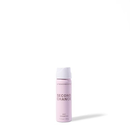 The Beachwaver Co. Second Chance Dry Shampoo - Travel Size (1.4 Oz) | Vegan Oil-Absorbing Rice Formula | Removes Oil & Moisture, Adds Volume, & Extends Style Life Between Washes | Brazilian Berry