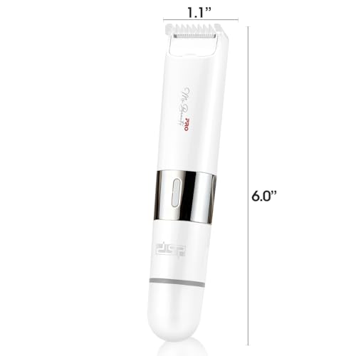 DSP 2 in 1 Bikini Hair Trimmer, Dual Head Bikini Trimmer for Women, Female Shavers for Pubic Hair, Ladies Shavers for All Body, Waterproof, Smart Light, Applicable to Underarm Leg Arm Body Face