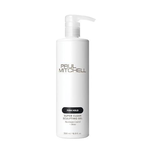 Paul Mitchell Super Clean Sculpting Gel, Firm Hold, High Shine Finish Hair Gel, For All Hair Types