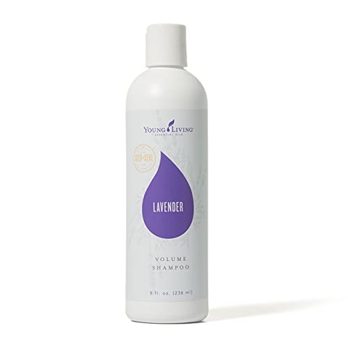Young Living Lavender Volume Shampoo Essential Oils - Cleanses and Nourishes Fine Hair - 8 fl oz - Gently Cleanses Fine Hair for a Boost of Body and Shine from Root to Tip