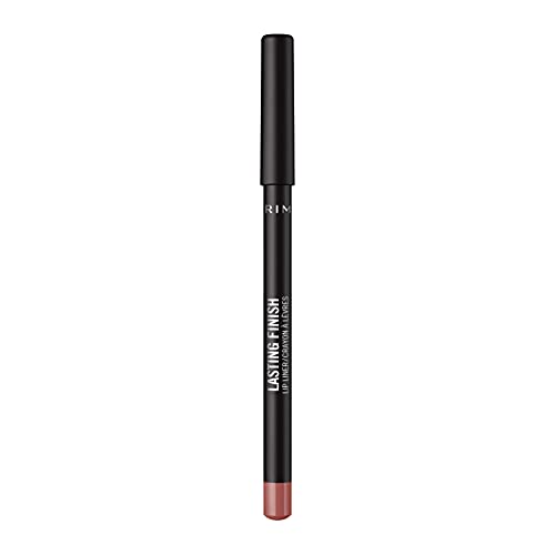 Rimmel Lasting Finish 8HR Soft Lip Liner Pencil - Vibrant, Blendable Formula to Lock Lipstick in Place for 8 Hours - 760 90's Nude, .04oz (Pack of 3)