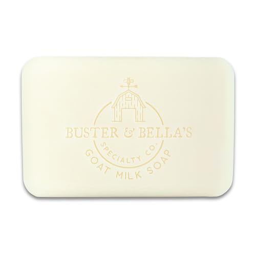 Buster & Bella's Unscented Triple Milled Goat Milk Soap - Sensitive Skin, Cruelty & Fragrance Free