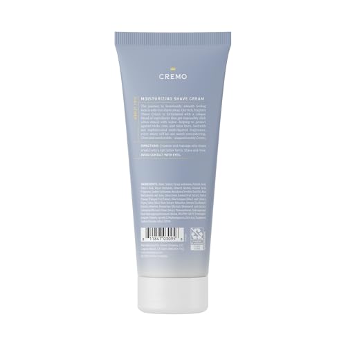 Cremo Women¡¯s Shaving Cream Sensitive Skin, Moisturizing, Vanilla Orchid, Ultra-Slick Shave Cream for Women, Fights Nicks, Cuts and Razor Burn, 6 Fl Oz
