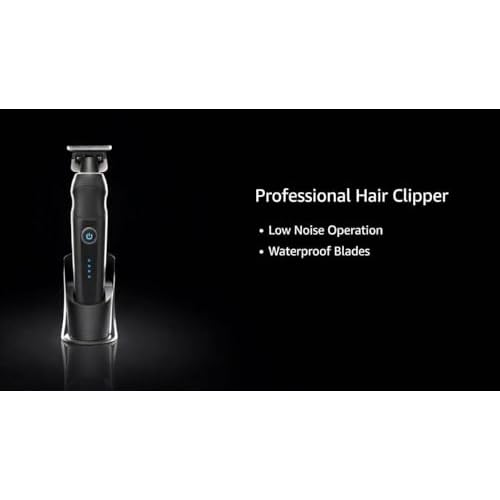 Hair Clippers for Men.Cordless Electric Hair Cutting.Barber Clippers,Rechargeable clipper.docking station,Zinc Alloy Body,Low Noise,Guards for Mens Haircut.Gift for men.(professional Hair Clippers Set
