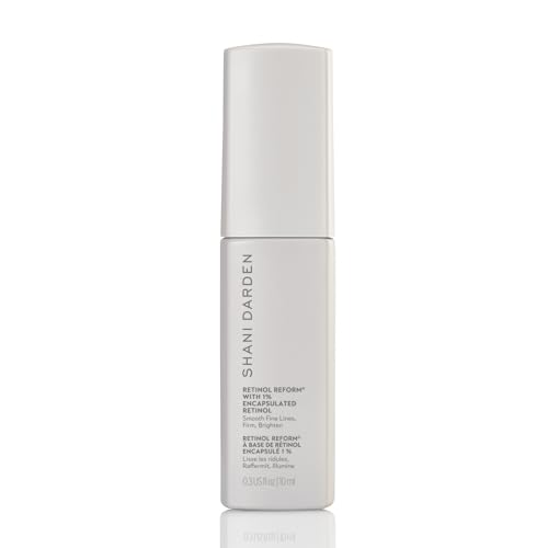 SHANI DARDEN SKIN CARE Retinol Reform with 1% Encapsulated Retinol Serum for Face & Neck, Gentle Slow-Release Retinol Face Serum with Tripeptide for Wrinkles, Fine Lines & Uneven Tone, 0.3 fl oz
