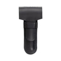 Omega Shaving Brush in Black Badger with Resin Handle and Holder.