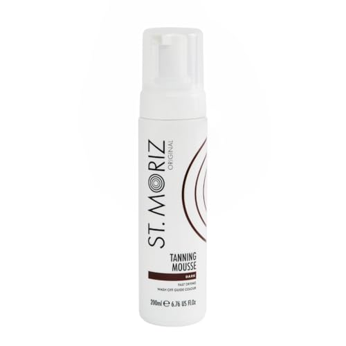 St Moriz Self Tan Range Instant Self Tanning Mousse Dark 6.76oz (200ml)