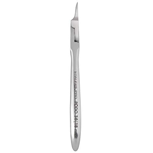 Staleks PODO 30 Podology Nippers for Ingrown Toenails ? 18 mm Blades ? Narrow Tips with Blunt Ends ? Double Spring Design for Medical Pedicure