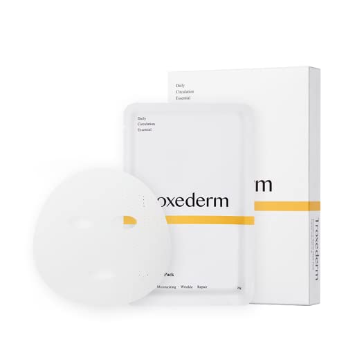 Repair Facial Mask Set ? Korean Moisturizing Sheet Mask with Niacinamide, Troxerutin & Adenosine, Hydrating Face Mask for Barrier Care, Radiant Skin & Daily K-Beauty Self Care, Pack of 5