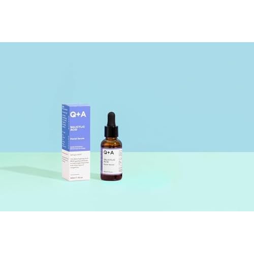 Q+A Salicylic Acid Serum (30ml), Exfoliating, Pore-Minimising and Oil-Controlling Face Serum for Blemish-Prone Skin, Skincare With Salicylic Acid, Succinic Acid and Betaine