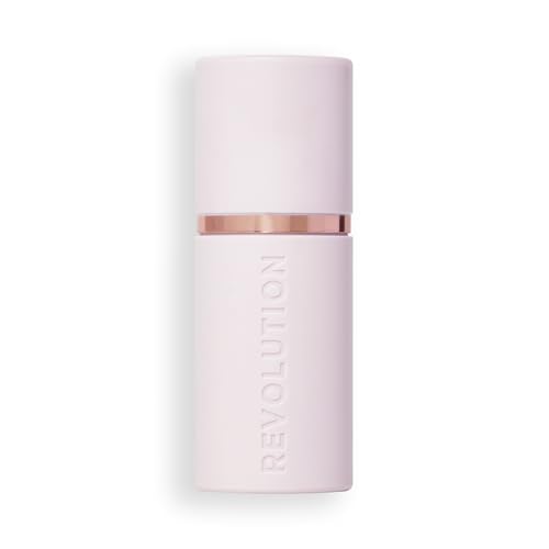 Revolution Beauty London, Skin Silk Marble Blush Stick, Buildable Color for Cheek, Eye, & Lip, Cream-to-Powder Formula, Vegan & Cruelty-Free, Rosy Cheeks, 0.15 oz