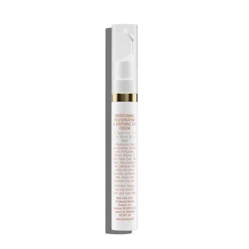 Hylunia Intensive Repair Eye Cream ? Hydrating & Firming with Peptides, Vitamin C & Hyaluronic Acid ? Reduces Dark Circles, Puffiness & Fine Lines ? Lightweight, Vegan, Clean Skincare