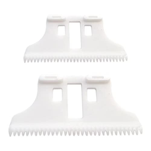 Replacement Ceramic Blades Compatible with 8081 WAHL Detailer T-WIDE Trimmer Blade 32 teeth 2pcs