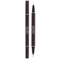 Double Head Eyeliner Pen, Waterproof Liquid Eyeliner, Long-Lasting, High-Pigmented Liner, Vegan & Cruelty-Free, White & Silver