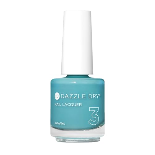 Dazzle Dry Nail Lacquer (Step 3) - Spearmint Tea - A turquoise cr?me. Full coverage cream. (0.5 fl oz)