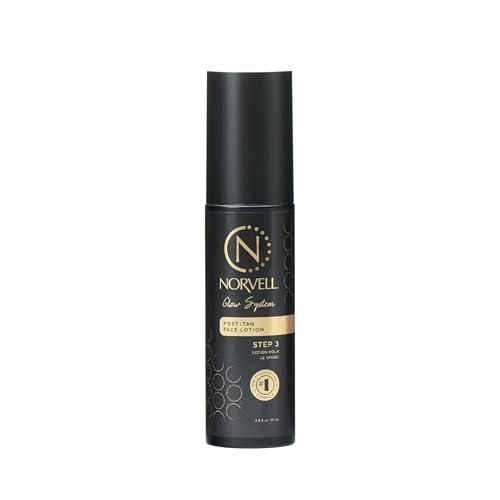 Norvell Glow System Post-Tan Face Lotion, 2 fl oz ? Extend Your Glow Post-Spray Tanning or Build a Gradual Tan with After Tanning Lotion for Face