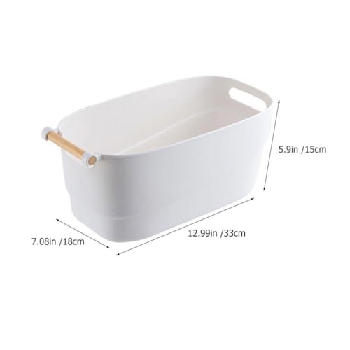 FRCOLOR Japanese Style Hand Soaking Bowl for Manicure Full Hand Soak Nail Soaking Container with Comfortable Rest 13X7 Inches for Home and Salon Use