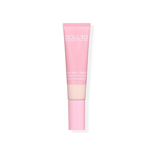 DOLL SKIN GENIUS¢â TINTED MOISTURIZER WITH PLANT BASED COLLAGEN (Shade 1 (Fair/Fair-Light), 1 Fl Oz.)