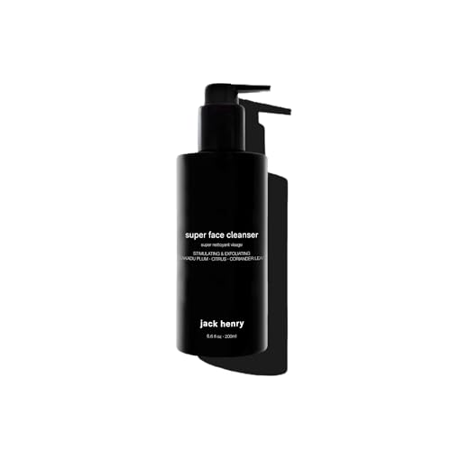 Jack Henry Hydrating Facial Cleanser (6.6 fl oz) - Kakadu Plum Face Cleanser - Coriander & Hyaluronic Acid- Luxurious Creamy Cleanse for Exfoliating Skin
