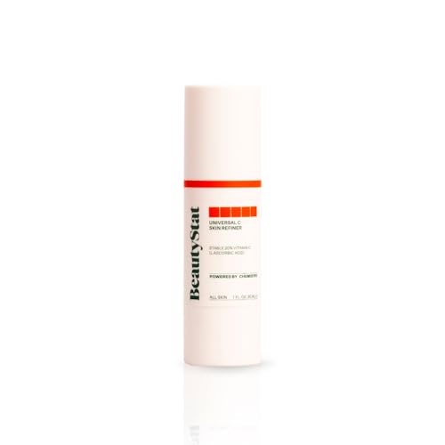BeautyStat Universal C Serum ? 20% Pure Vitamin C with Collagen-Boosting Peptides and Hyaluronic Acid to Brighten, Firm, and Strengthen Skin (30ml)